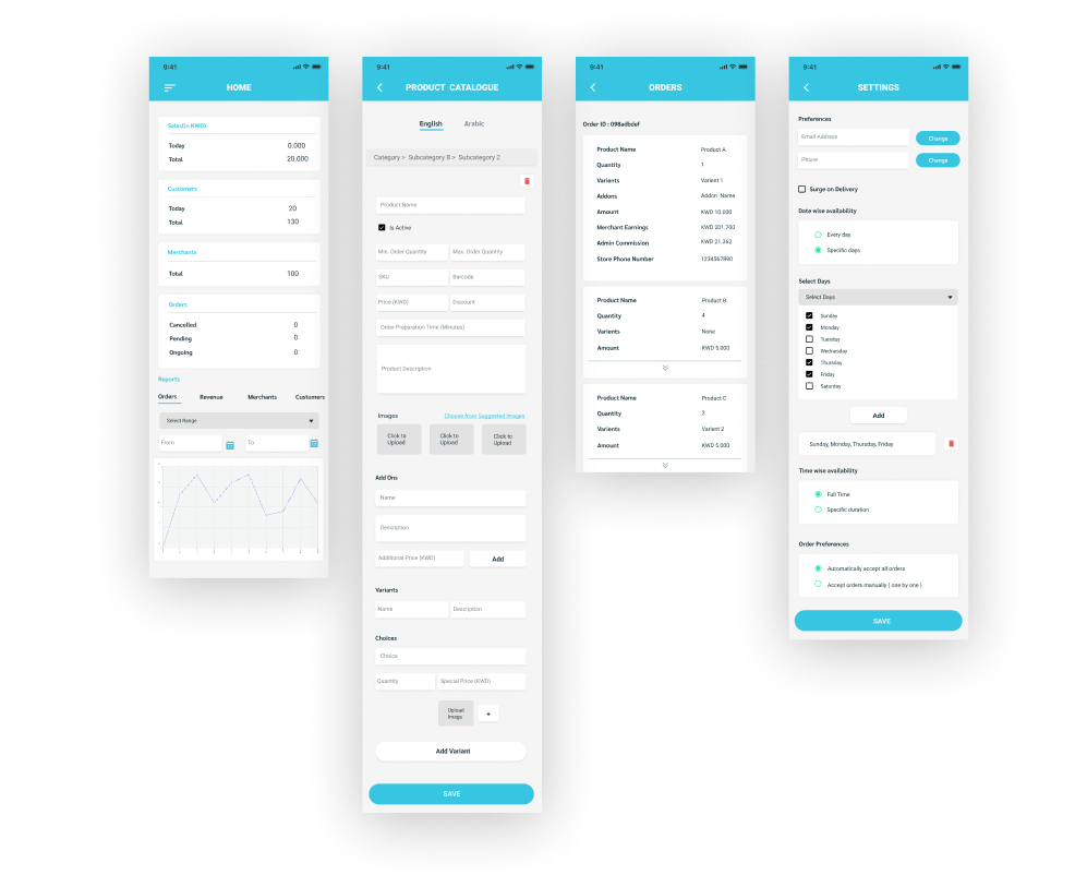 Cocopalms store management app
